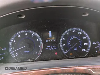 2013 Hyundai Equus Signature with VIN KMHGH4JH5DU058831, listed as a Copart auction lot 51623045 with 164,524 mi miles and Salvage Title. Bid and sale history available at DreamBid. Image 9.