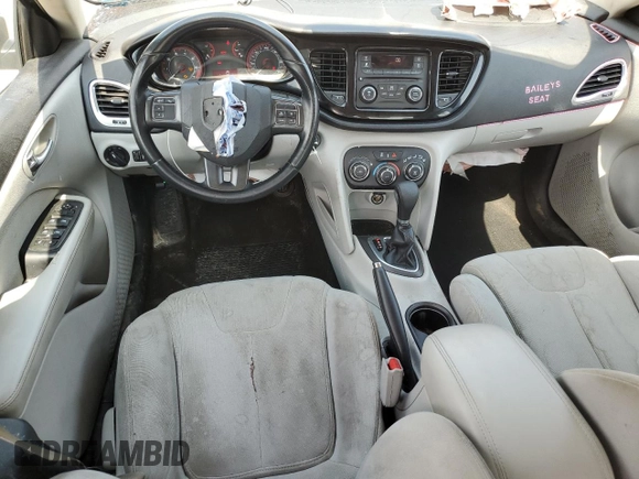 2013 Dodge Dart SXT with VIN 1C3CDFBA6DD701798, listed as a Copart auction lot 54100305 with 156,091 mi miles and Salvage Title. Bid and sale history available at carsss.com. Image 8.