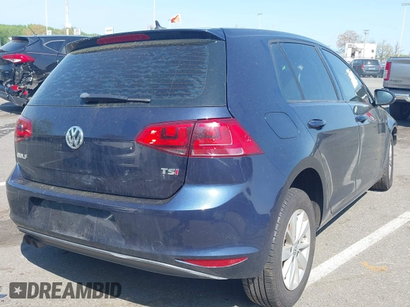2017 Volkswagen Golf S with VIN 3VW217AU0HM062388, listed as a IAAI auction lot 42150384 with 74,966 mi miles and . Bid and sale history available at DreamBid. Image 4.