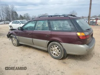 2001 Subaru Legacy Outback L.L. Bean with VIN 4S3BH806017637466, listed as a Copart auction lot 47172235 with 205,366 mi miles and Salvage title. Bid and sale history available at DreamBid. Image 2.