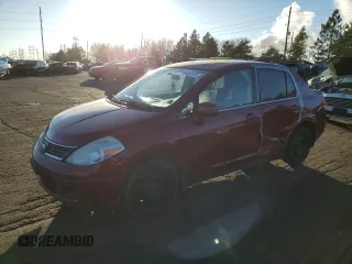 2007 Nissan Versa 1.8 SL with VIN 3N1BC11E67L424170, listed as a Copart auction lot 44162475 with 174,906 mi miles and Salvage Title. Bid and sale history available at carsss.com. Image 1.