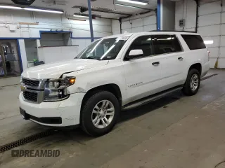 2018 Chevrolet Suburban LS with VIN 1GNSKGKC2JR188737, listed as a Copart auction lot 42379025 with 159,815 mi miles and Salvage Title. Bid and sale history available at DreamBid. Image 1.
