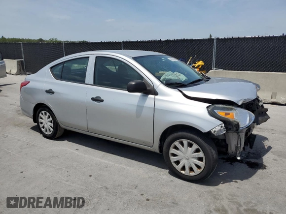 2015 Nissan Versa SV with VIN 3N1CN7APXFL835511, listed as a Copart auction lot 54105085 with 168,382 mi miles and Salvage Title. Bid and sale history available at carsss.com. Image 4.