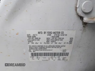 2013 Ford Explorer XLT с VIN 1FM5K7D81DGC57217, выставлен на аукционе IAAI как лот 42524821 с пробегом 231 509 миль миль и . История ставок и продаж доступна на DreamBid. Изображение 9.