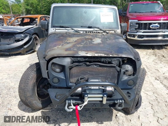 2016 Jeep Wrangler Unlimited Rubicon Hard Rock with VIN 1C4BJWFG6GL265320, listed as a IAAI auction lot 42260151 with Not provided miles and . Bid and sale history available at DreamBid. Image 11.