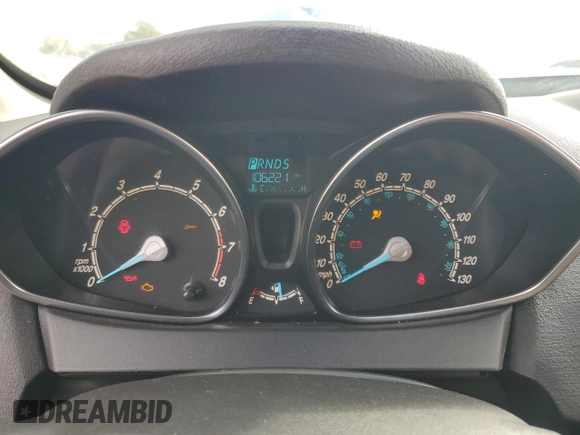 2017 Ford Fiesta SE with VIN 3FADP4EJ5HM144342, listed as a Copart auction lot 44688225 with 106,221 mi miles and Salvage Title. Bid and sale history available at carsss.com. Image 9.