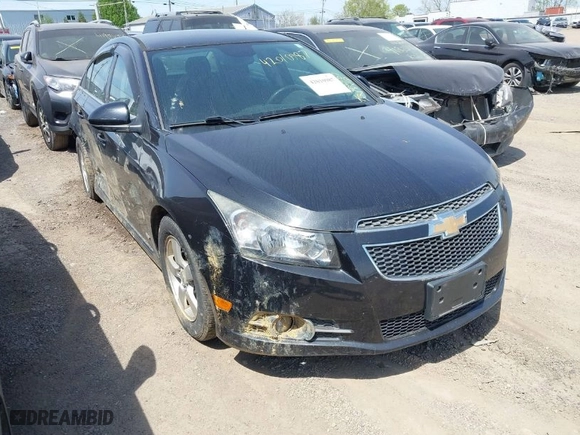 2014 Chevrolet Cruze 1LT with VIN 1G1PC5SB2E7149180, listed as a IAAI auction lot 42010987 with 122,787 mi miles. Bid and sale history available at carsss.com. Image 1.