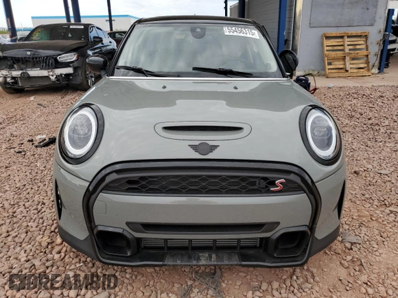 2023 MINI Hardtop 4 Door Cooper S with VIN WMW53DK04P2S81054, listed as a Copart auction lot 55456315 with 22,468 mi miles and Salvage title. Bid and sale history available at DreamBid. Image 5.