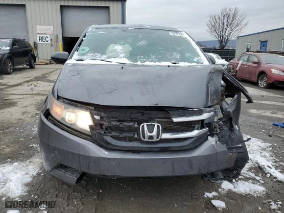 2014 Honda Odyssey LX with VIN 5FNRL5H26EB119925, listed as a Copart auction lot 45383145 with 178,620 mi miles and Salvage Title. Bid and sale history available at carsss.com. Image 5.