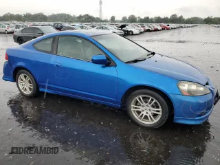 2006 Acura RSX with VIN JH4DC548X6S003165, listed as a Copart auction lot 60038384 with 120,841 mi miles and Salvage Title. Bid and sale history available at carsss.com. Image 4.