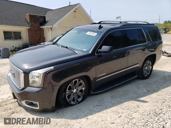 2016 GMC Yukon SLT with VIN 1GKS2BKC4GR104863, listed as a Copart auction lot 70062604 with 118,377 mi miles and Salvage Title. Bid and sale history available at carsss.com. Image 1.