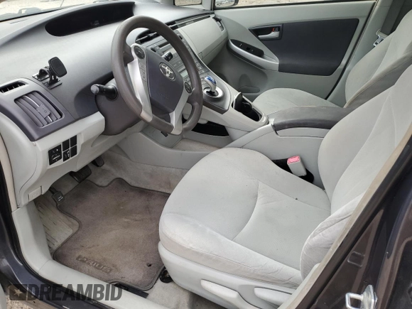 2011 Toyota Prius I with VIN JTDKN3DU9B1470078, listed as a Copart auction lot 52584365 with 279,784 mi miles and Salvage Title. Bid and sale history available at carsss.com. Image 7.