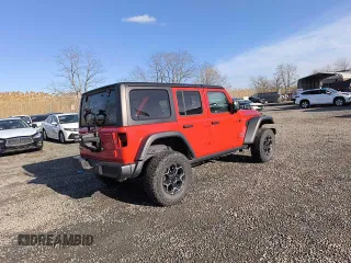 2023 Jeep Wrangler Rubicon with VIN 1C4JJXR69PW695846, listed as a Copart auction lot 57472885 with 17,239 mi miles and Clean title. Bid and sale history available at DreamBid. Image 4.