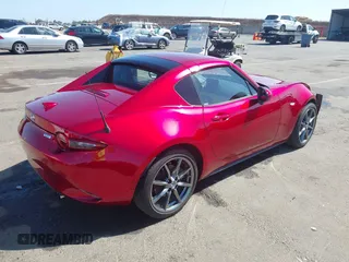 2018 Mazda MX-5 Miata Grand Touring with VIN JM1NDAM7XJ0204135, listed as a IAAI auction lot 42474750 with 16,852 mi miles and . Bid and sale history available at DreamBid. Image 4.