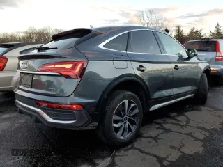 2023 Audi Q5 Sportback S line Premium Plus with VIN WA15AAFY6P2029033, listed as a Copart auction lot 85507094 with 24,289 mi miles and Salvage title. Bid and sale history available at DreamBid. Image 3.