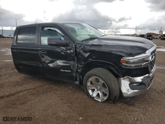 2025 Ram 1500 Big Horn with VIN 1C6RRFFG5SN535648, listed as a Copart auction lot 47486625 with 18,936 mi miles and Clean Title. Bid and sale history available at carsss.com. Image 4.
