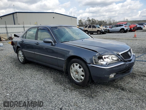 2004 Acura RL w/Navigation System with VIN JH4KA96604C007250, listed as a Copart auction lot 49997655 with 236,342 mi miles and Salvage Title. Bid and sale history available at DreamBid. Image 4.