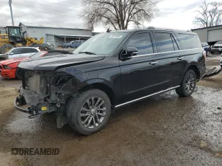 2020 Ford Expedition Max Limited z VIN 1FMJK2AT3LEA40000, wystawiony jako Copart lot #43275895 z przebiegiem 94 592 mil mil oraz Szkoda całkowita • Salvage title. Historia ofert i sprzedaży dostępna na DreamBid. Obrazek 1.