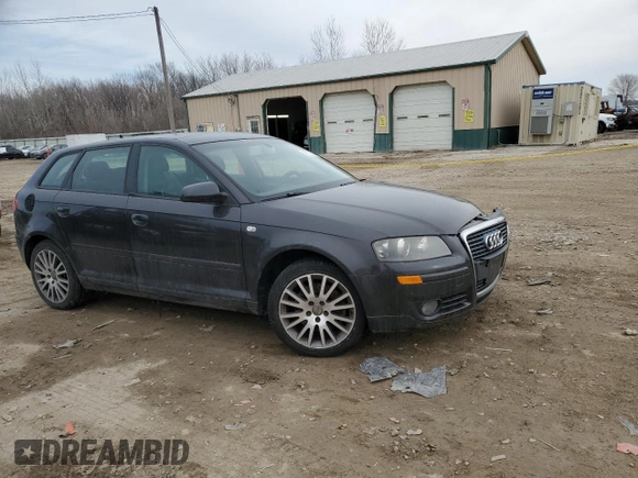2008 Audi A3 with VIN WAUNF78P48A068528, listed as a Copart auction lot 45762245 with 179,355 mi miles and Salvage Title. Bid and sale history available at carsss.com. Image 4.