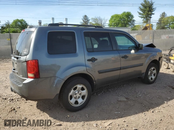2012 Honda Pilot LX with VIN 5FNYF4H28CB056918, listed as a Copart auction lot 55265165 with 170,691 mi miles and Salvage Title. Bid and sale history available at carsss.com. Image 3.