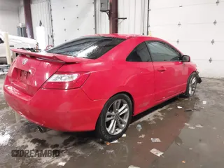 2008 Honda Civic Cpe Si with VIN 2HGFG21588H702281, listed as a IAAI auction lot 41583143 with 154,958 mi miles. Bid and sale history available at carsss.com. Image 4.