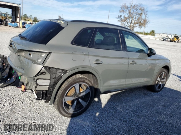 2023 Audi Q5 S line Prestige with VIN WA1FAAFY4P2071544, listed as a Copart auction lot 41756635 with 12,268 mi miles and Salvage Title. Bid and sale history available at carsss.com. Image 3.