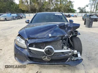 2016 Mercedes-Benz C 300 with VIN WDDWF4JB7GR145676, listed as a Copart auction lot 50071765 with 43,350 mi miles and Salvage Title. Bid and sale history available at carsss.com. Image 5.
