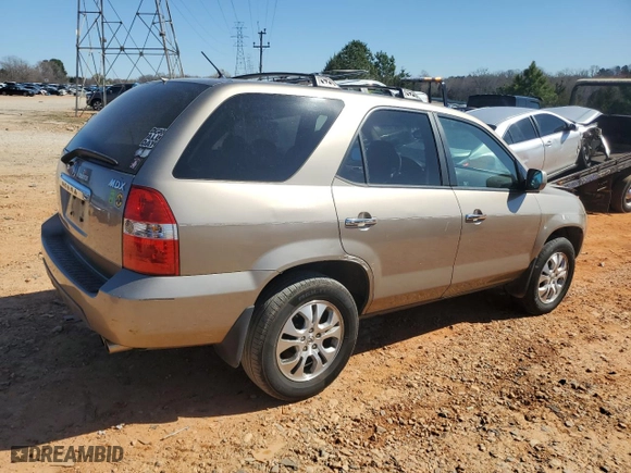 2003 Acura MDX Touring Pkg with VIN 2HNYD18623H518966, listed as a Copart auction lot 48801275 with 240,989 mi miles and Salvage Title. Bid and sale history available at carsss.com. Image 3.