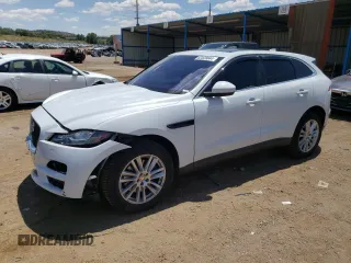 2018 Jaguar F-Pace 35t Prestige with VIN SADCK2EV9JA252000, listed as a Copart auction lot 62528844 with 59,619 mi miles and Salvage title. Bid and sale history available at DreamBid. Image 1.