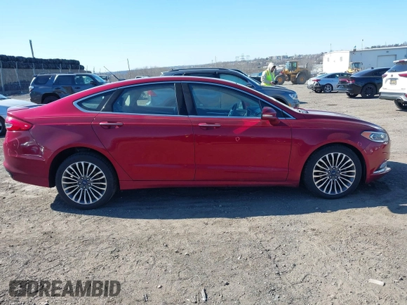 2017 Ford Fusion Titanium with VIN 3FA6P0K91HR282202, listed as a IAAI auction lot 41902812 with 110,920 mi miles. Bid and sale history available at carsss.com. Image 13.