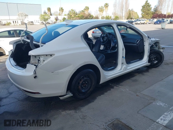 2018 Acura TLX Technology with VIN 19UUB1F56JA010663, listed as a IAAI auction lot 41980245 with 96,561 mi miles and . Bid and sale history available at carsss.com. Image 4.