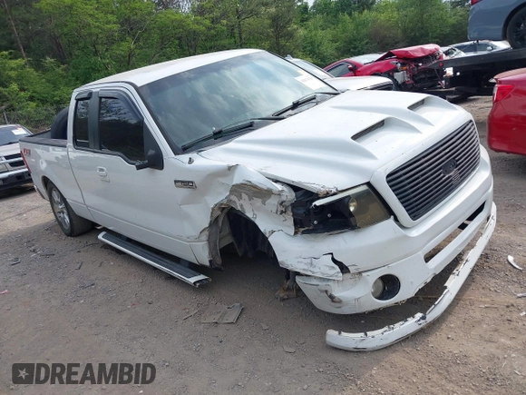 2008 Ford F-150 STX with VIN 1FTRX12W08KE93852, listed as a IAAI auction lot 42074767 with 199,382 mi miles and . Bid and sale history available at carsss.com. Image 1.