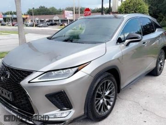 2022 Lexus RX with VIN 2T2YGMDA4NC072921, listed as a Copart auction lot 73366674 with 13,262 mi miles and Clean Title. Bid and sale history available at carsss.com. Image 1.