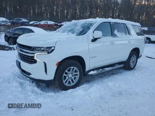 2022 Chevrolet Tahoe LT with VIN 1GNSKNKD2NR212568, listed as a Copart auction lot 41368315 with 77,369 mi miles and Salvage title. Bid and sale history available at DreamBid. Image 1.
