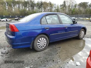 2004 Honda Civic VP with VIN 1HGES16324L013409, listed as a Copart auction lot 52489825 with 247,062 mi miles and Salvage Title. Bid and sale history available at DreamBid. Image 3.