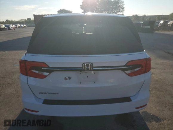 2023 Honda Odyssey EX-L with VIN 5FNRL6H66PB035681, listed as a Copart auction lot 49344925 with 78,344 mi miles and Salvage Title. Bid and sale history available at carsss.com. Image 6.