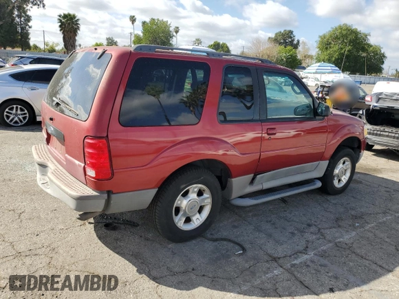 2003 Ford Explorer Sport XLS z VIN 1FMYU60EX3UA37605, wystawiony jako Copart lot #47489395 z przebiegiem 120 957 mil mil oraz Tytuł czysty. Historia ofert i sprzedaży dostępna na DreamBid. Obrazek 3.