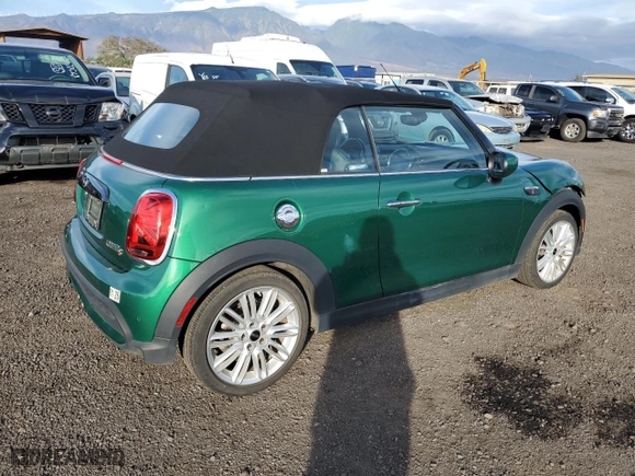 2024 MINI Convertible Cooper S with VIN WMW43DL03R3R99976, listed as a Copart auction lot 88112225 with NaN miles and Clean Title. Bid and sale history available at carsss.com. Image 3.