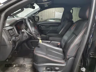 2023 Nissan Titan SV with VIN 1N6AA1ED0PN111600, listed as a Copart auction lot 57482755 with 36,920 mi miles and Salvage title. Bid and sale history available at DreamBid. Image 7.