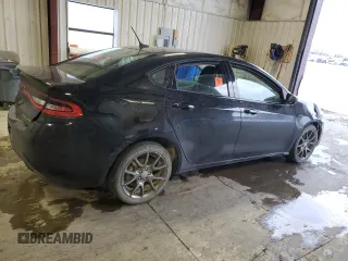 2013 Dodge Dart SXT with VIN 1C3CDFBA1DD295025, listed as a Copart auction lot 58530174 with 211,872 mi miles and Salvage Title. Bid and sale history available at carsss.com. Image 3.