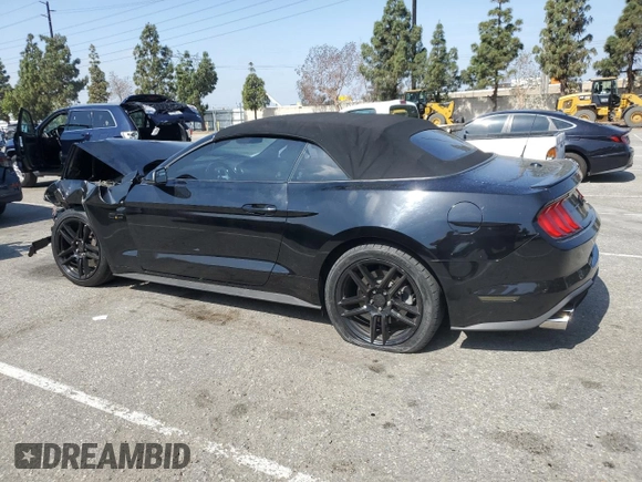2019 Ford Mustang GT Premium with VIN 1FATP8FF4K5186253, listed as a Copart auction lot 56897965 with 75,738 mi miles and Salvage title. Bid and sale history available at DreamBid. Image 2.