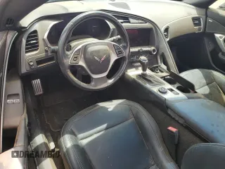 2015 Chevrolet Corvette 1LT with VIN 1G1YB2D71F5123780, listed as a Copart auction lot 62004154 with 0 mi miles and Salvage Title. Bid and sale history available at carsss.com. Image 8.