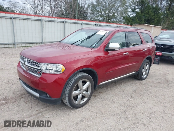 2013 Dodge Durango Citadel with VIN 1C4SDHET2DC598188, listed as a IAAI auction lot 41281134 with 87,455 mi miles and . Bid and sale history available at carsss.com. Image 17.