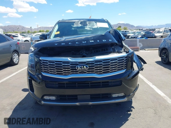 2021 Kia Telluride SX with VIN 5XYP5DHC6MG163371, listed as a IAAI auction lot 42153543 with 85,512 mi miles and . Bid and sale history available at DreamBid. Image 12.