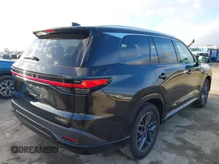 2024 Lexus TX 350 with VIN 5TDAAAA65RS007966, listed as a IAAI auction lot 41596283 with 35,782 mi miles and . Bid and sale history available at DreamBid. Image 4.