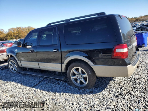 2008 Ford Expedition EL Eddie Bauer with VIN 1FMFK17578LA06587, listed as a Copart auction lot 84396934 with 205,657 mi miles and Salvage Title. Bid and sale history available at carsss.com. Image 2.
