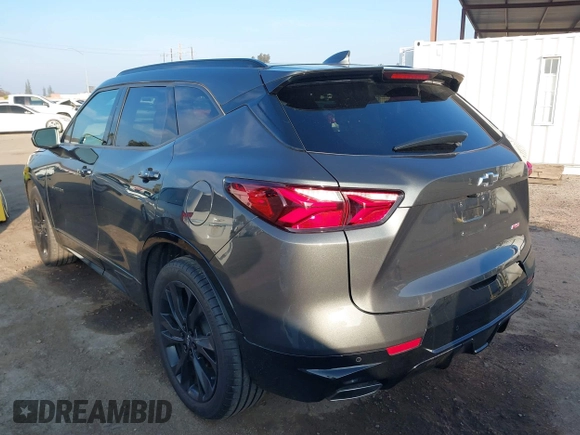 2020 Chevrolet Blazer RS with VIN 3GNKBKRSXLS549938, listed as a IAAI auction lot 40994022 with 57,893 mi miles and . Bid and sale history available at DreamBid. Image 3.