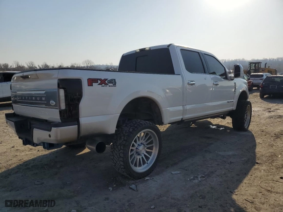 2017 Ford Super Duty F-250 SRW Lariat with VIN 1FT7W2BT3HEB46956, listed as a Copart auction lot 48768225 with 192,893 mi miles and Salvage Title. Bid and sale history available at carsss.com. Image 3.