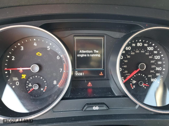 2019 Volkswagen Tiguan S with VIN 3VV0B7AX8KM025311, listed as a Copart auction lot 52416295 with 95,081 mi miles and Salvage Title. Bid and sale history available at carsss.com. Image 9.