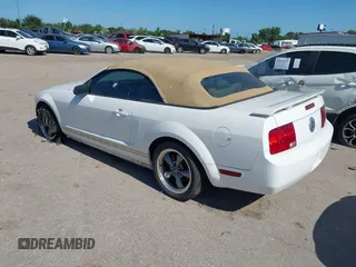 2005 Ford Mustang Deluxe with VIN 1ZVFT84N155260324, listed as a IAAI auction lot 42250383 with Not provided miles and . Bid and sale history available at DreamBid. Image 3.